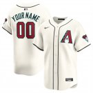 Any Size Arizona Diamondbacks Active Player Custom Cream Cool Base Stitched Jersey