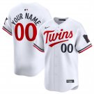 Men's Minnesota Twins Custom White 2024 Home Limited Cool Baseball Jersey