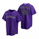 Any Size Colorado Rockies Custom Baseball Jersey Purple
