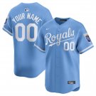 Any Size Kansas City Royals Active Player Custom Light Blue 2024 Alternate Jersey