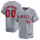 Any Size Los Angeles Angels Custom Name 2024 Away Baseball Jersey Gray