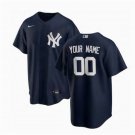 Any Size New York Yankees Custom Baseball Jersey Navy
