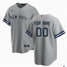 Any Size New York Yankees Custom Baseball Jersey Gray