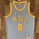 Men's Los Angeles Lakers #8 Kobe Bryant Basketball AU Jersey Moon Blue MPLS