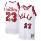 Men's Chicago Bulls #23 Michael Jordan Hardwood Classic Jersey White
