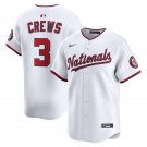 Washington Nationals #3 Dylan Crews Nike Home White Elite Player Jersey