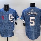 Washington Nationals #5 CJ Abrams Blue 2025 City Connect Limited Stitched Jersey