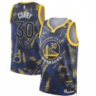 Men's Golden State Warriors #30 Stephen Curry Royal 2025 Select Series Swingman Stitched Jersey