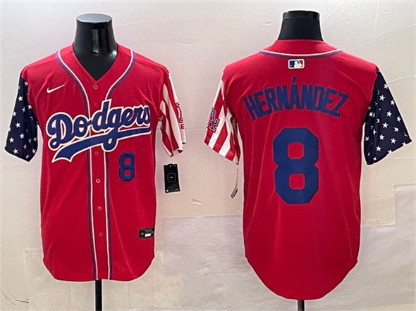 Men's LAD #8 Enrique Hern&Atilde;&iexcl;ndez Red Limited Stitched Player Jersey