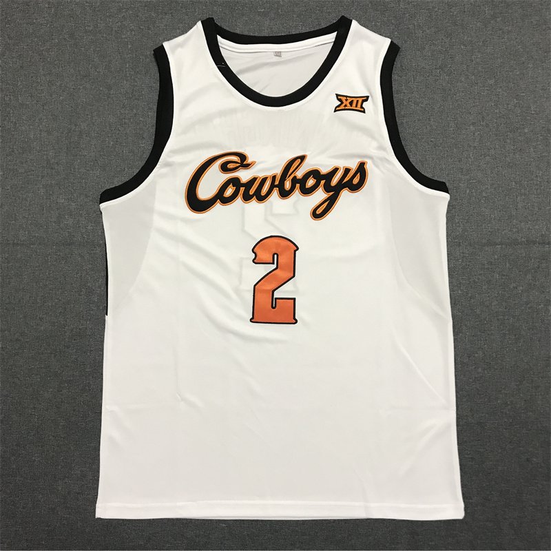 Cade Cunningham #2 Oklahoma State Cowboys White Jersey Basketball College