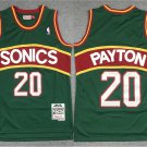 Men's Seattle Supersonics #20 Gary Payton Green Jersey SONICS CLASS