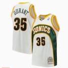 Men's Youth Seattle Supersonics #35 Kevin Durant White Jersey SEATTLE