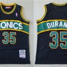 Men's Seattle Supersonics #35 Kevin Durant 2007-08 Black Hardwood Classics Swingman Jersey