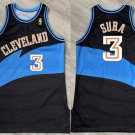 Men's Cleveland Cavaliers #3 Bob Sura Black 1996-97 Champion Stitched Jersey