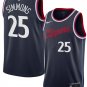 Men's Los Angeles Clippers #25 Ben Simmons Navy 202425 Icon Edition Stitched Jersey
