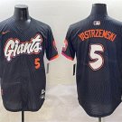 San Francisco Giants #5 Mike Yastrzemski Anthracite 2025 City Connect Limited Stitched Jersey