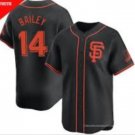 Men's San Francisco Giants #14 Patrick Bailey Black 2024 Black AlternateLimited Jersey
