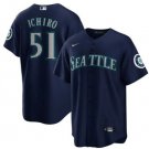 SEA #51 Ichiro Suzuki Navy Cool Base Stitched Player Jersey