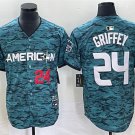 Men's Womens Youth Men's SEA #24 Ken Griffey Teal 2023 All Star Cool Base Jersey