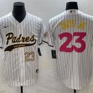 Men's San Diego Padres #23 Fernando Tatis Jr Number White NEW 2023 City Jersey