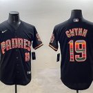 Men's San Diego Padres #19 Tony Gwynn Black Mexico Cool Base Stitched Baseball Jersey