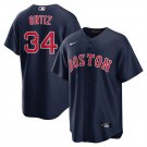 Mens Womens Youth Red Sox #34 David Ortiz Cool Base Jersey Navy Blue
