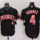 Men's SDP #4 Luis Arraez Black Mexico Cool Base Stitched Player Jersey