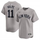 Men's New York Yankees #11 Anthony Volpe Gray 2024 Cool Baseball Jersey