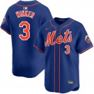New York Mets #3 Jesse Winker Nike Royal Orange Alternate Limited Player Jersey