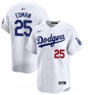Mens LAD #25 Tommy Edman Home White Limited Player Jersey