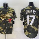 Los Angeles Dodgers #17 Shohei Ohtani Camo Limited Stitched Baseball Jersey