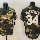 Los Angeles Dodgers #34 Fernando Valenzuela Camo Limited Stitched Baseball Jersey