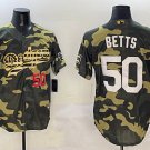 Los Angeles Dodgers #50 Mookie Betts Camo Limited Stitched Baseball Jersey