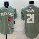 Boston Red Sox #21 Rivera Green 2025 City Connect 2.0 Limted Jersey