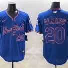Men's New York Mets #20 Pete Alonso Royal 2025 Spring Training Stitched Baseball Jersey