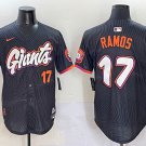 San Francisco Giants #17 Heliot Ramos Nike Anthracite 2025 City Connect 2.0 Limited Player Jersey
