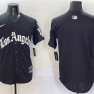 Los Angeles Dodgers Blank Black Mexico 2025 LA Gothic Style With Fernando Jersey