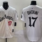 Los Angeles Dodgers #17 Shohei Ohtani White Cool Base Stitched Limited Jersey