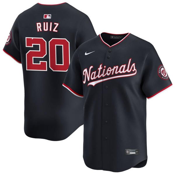WAS #20 Keibert Ruiz Nike Navy Alternate Limited Player Jersey