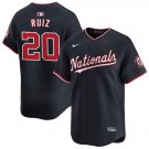 Washington Nationals #20 Keibert Ruiz Nike Navy Alternate Limited Player Jersey