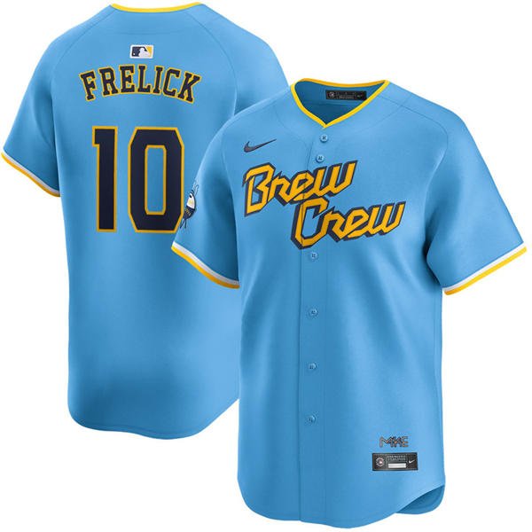 MIL #10 Sal Frelick Powder Blue City Connect Jersey