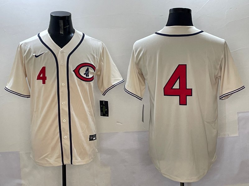 CHC #4 Pete Crow-Armstrong Cream Limited Stitched Player Jersey