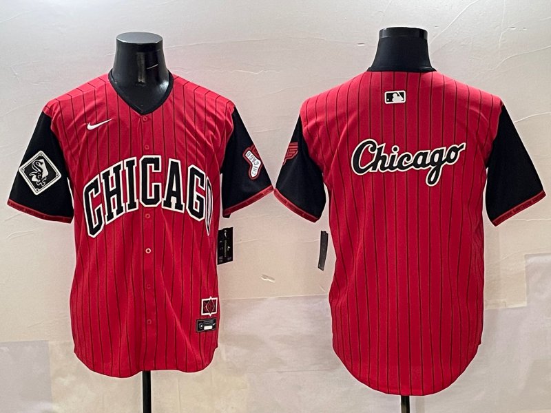 Chicago White Sox Brank Red Black 2025 City Connect Limited Stitched Jersey