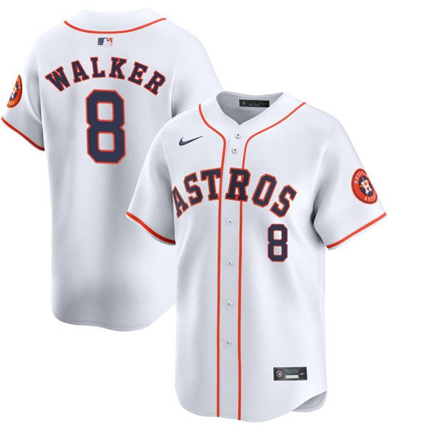 Houston Astros #8 Christian Walker Nike White Home Limited Jersey