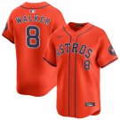 Houston Astros #8 Christian Walker Nike Orange Alternate Limited Jersey