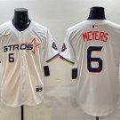 Houston Astros #6 Jake Meyers White 2025 City Connect Limited Stitched Baseball Jersey