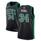 Boston Celtics #34 Paul Pierce Black Statement Edition Stitched Basketball Jersey