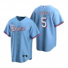 Mens Womens Youth Texas Rangers #5 Corey Seager Cool Jersey Light Blue