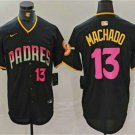 Men's San Diego Padres #13 Manny Machado Black 20th Anniversary Cool Jersey