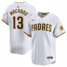Manny Machado SDP Player  jersey white pinstripe